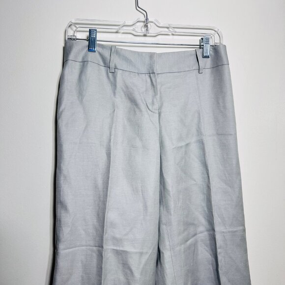 Ann Taylor Loft Petites NWT Marisa Trouser Cropped Silk Linen Women's Size 4P - Picture 5 of 6